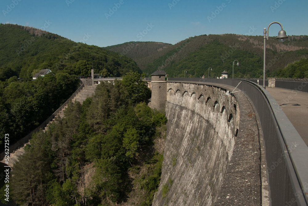 custom made wallpaper toronto digitalPanorama of the dam and surrounding countryside in summer on a clear sunny day