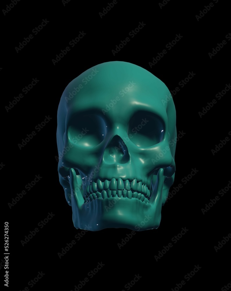 human skull isolated on black human skull isolated on black