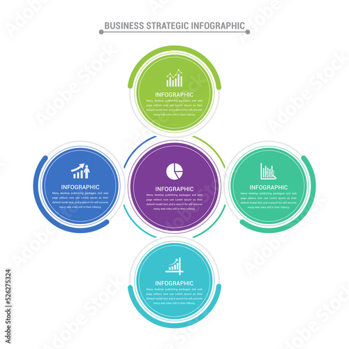 Business Strategic Infographic Design Illustration