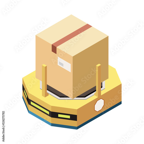 Isometric Warehouse Icon