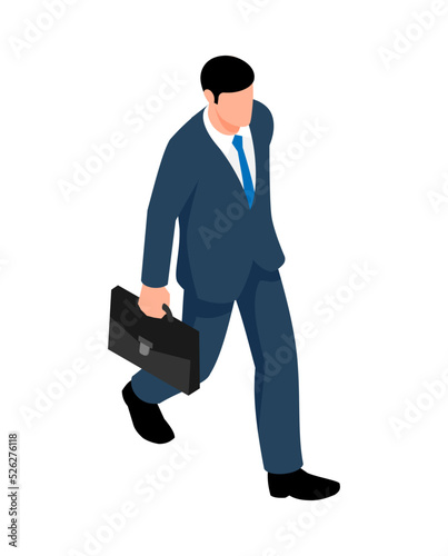 Businessman Isometric Illustration