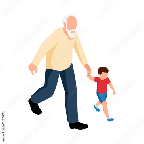 Family Isometric Illustration