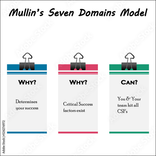 Reasons to use Seven Domains Model in an Infographic template