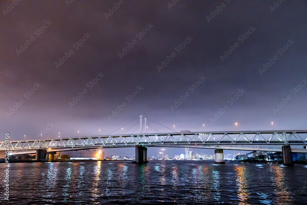 Fototapeta premium 大黒大橋 夜景