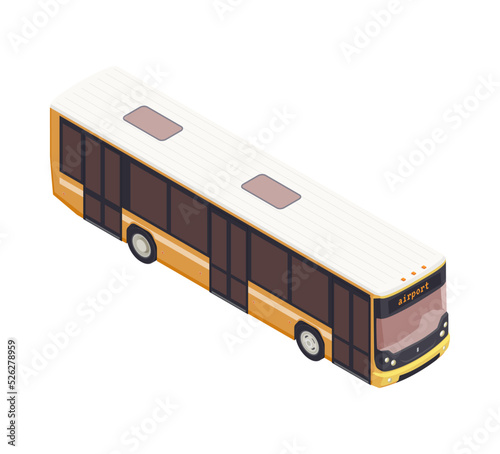 Isometric Airport Bus