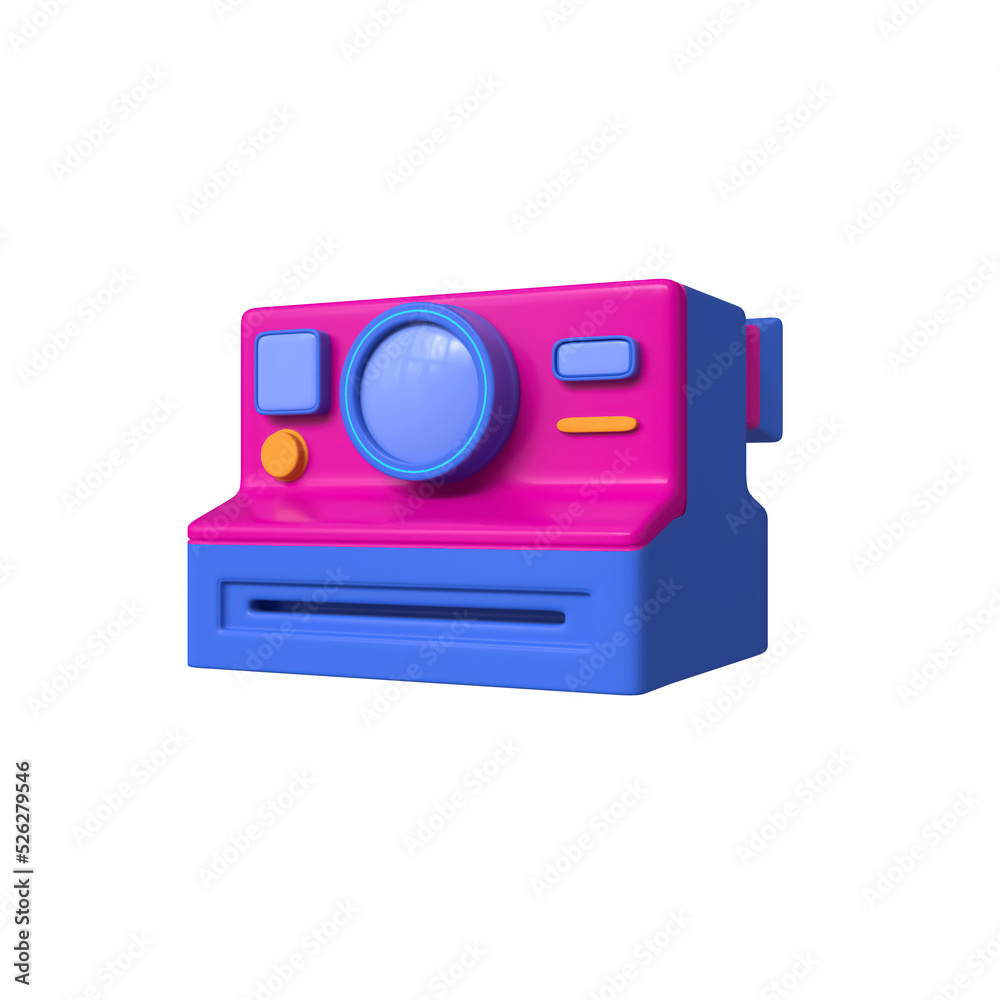 Camera icon isolated 3d Render illustration Camera icon isolated 3d Render illustration