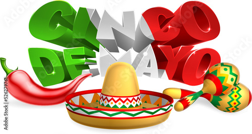 Cinco De Mayo Sign Sombrero...