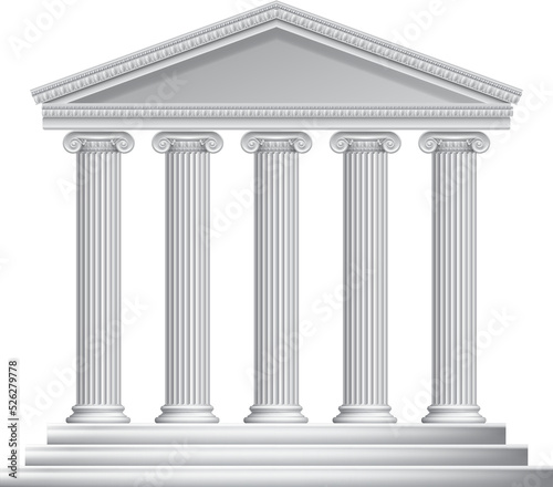 Photography Greek or Roman Temple Columns