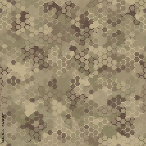 Texture military camouflage seamless pattern. Abstract army vector illustration