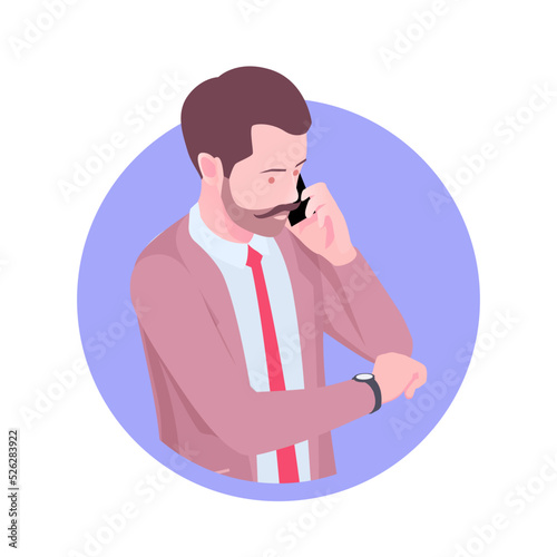 Businessman Isometric Icon