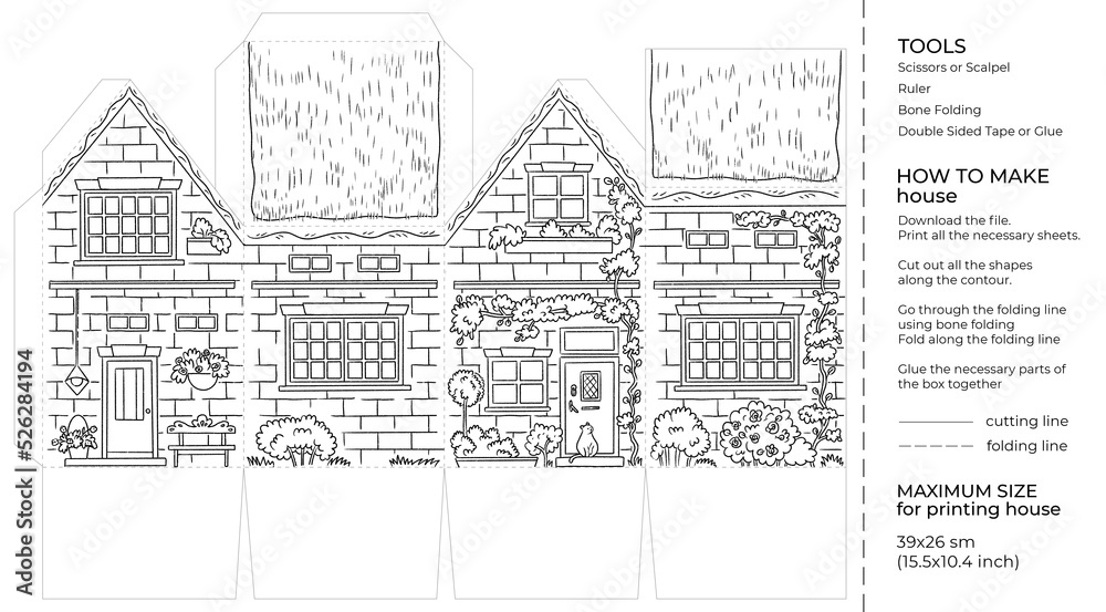 parts of the house coloring pages