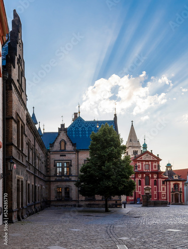 The Prague Castle view in Prague City photo