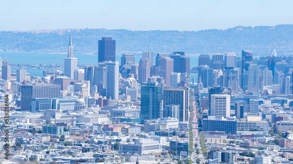 city skyline of San Francisco