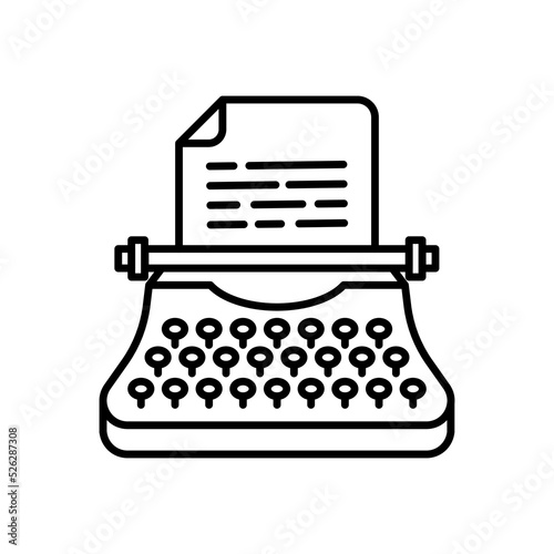 Copywriting icon in vector. Logotype