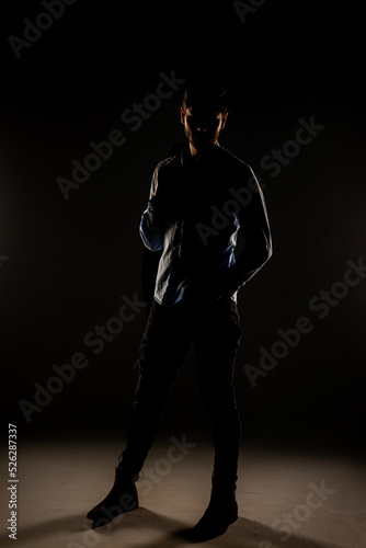 Male model in the studio © qunica.com