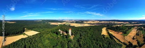 Ruine der Lichtenburg in Ostheim vor der Röhn. Rhön-Grabfeld. Unterfranken, Bayern, Deutschland