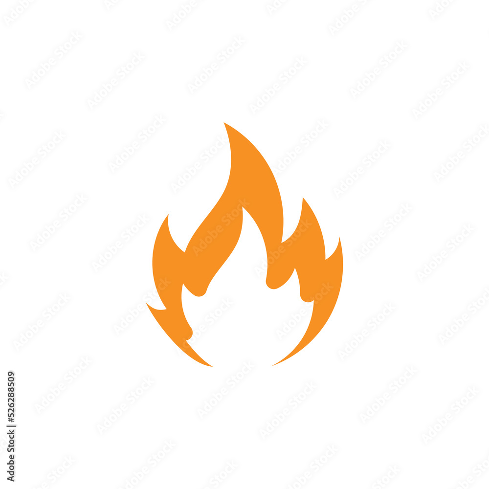 Fire logo vector icon illustration Fire logo vector icon illustration