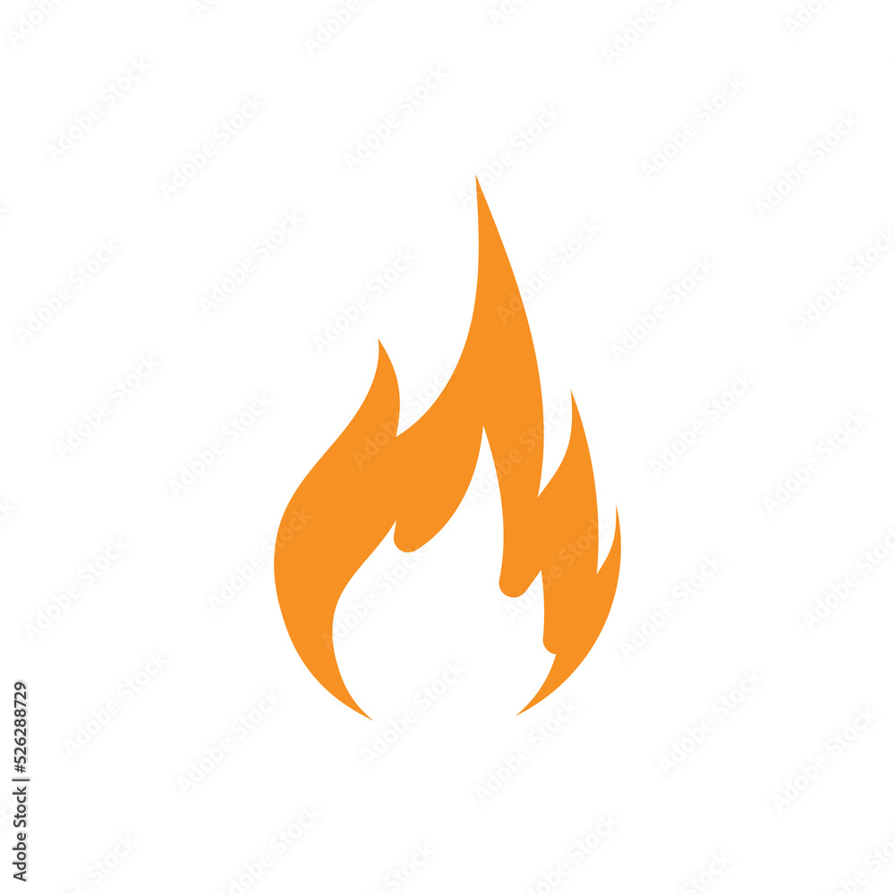 Fire logo vector icon illustration Fire logo vector icon illustration