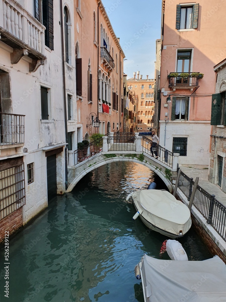 View of a canal in Venice