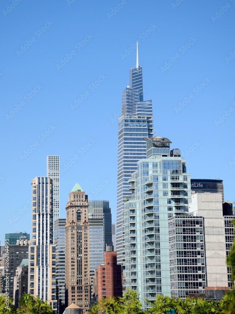 Fototapeta premium Rascacielos de Manhattan en Nueva York