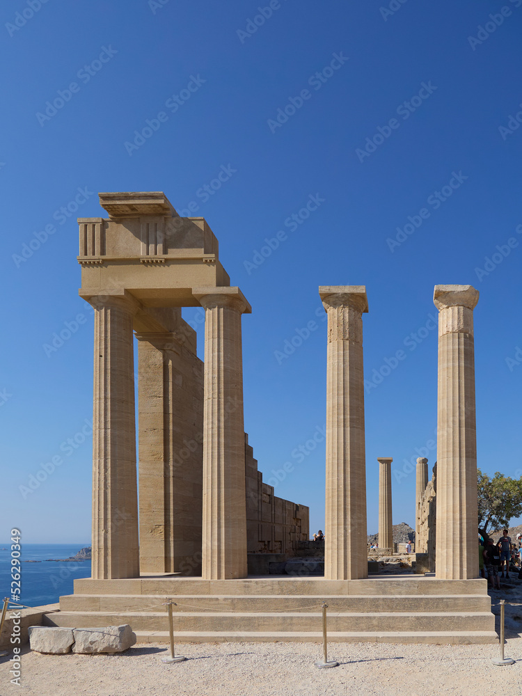 Akropolis Rhodos Griechenland oberhalb Lindos.