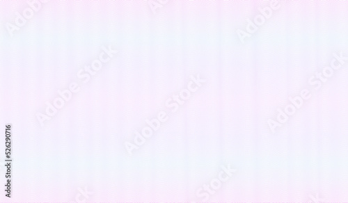 Purple, light blue zigzag pattern for watermark. Guilloche abstract design. Wavy lines. Subtle curves. Soft gradient. White background. Vector template for cheque, passport, gift card, banknote. AI