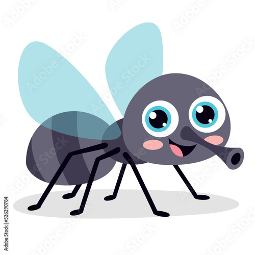 Illustration Of A Fly Insect