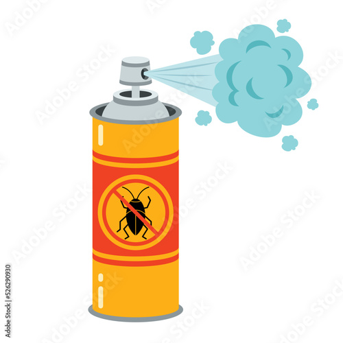 Illustration Of Bug Repellent Spray Can