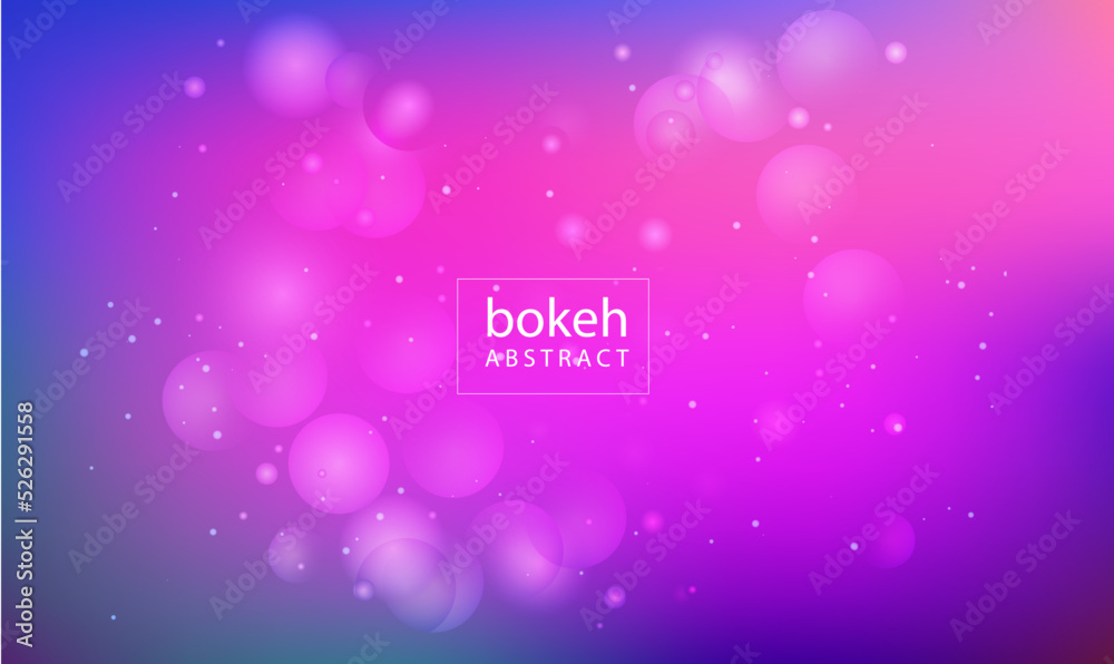 Background with bokeh, Abstract Purple background, Purple Bokeh