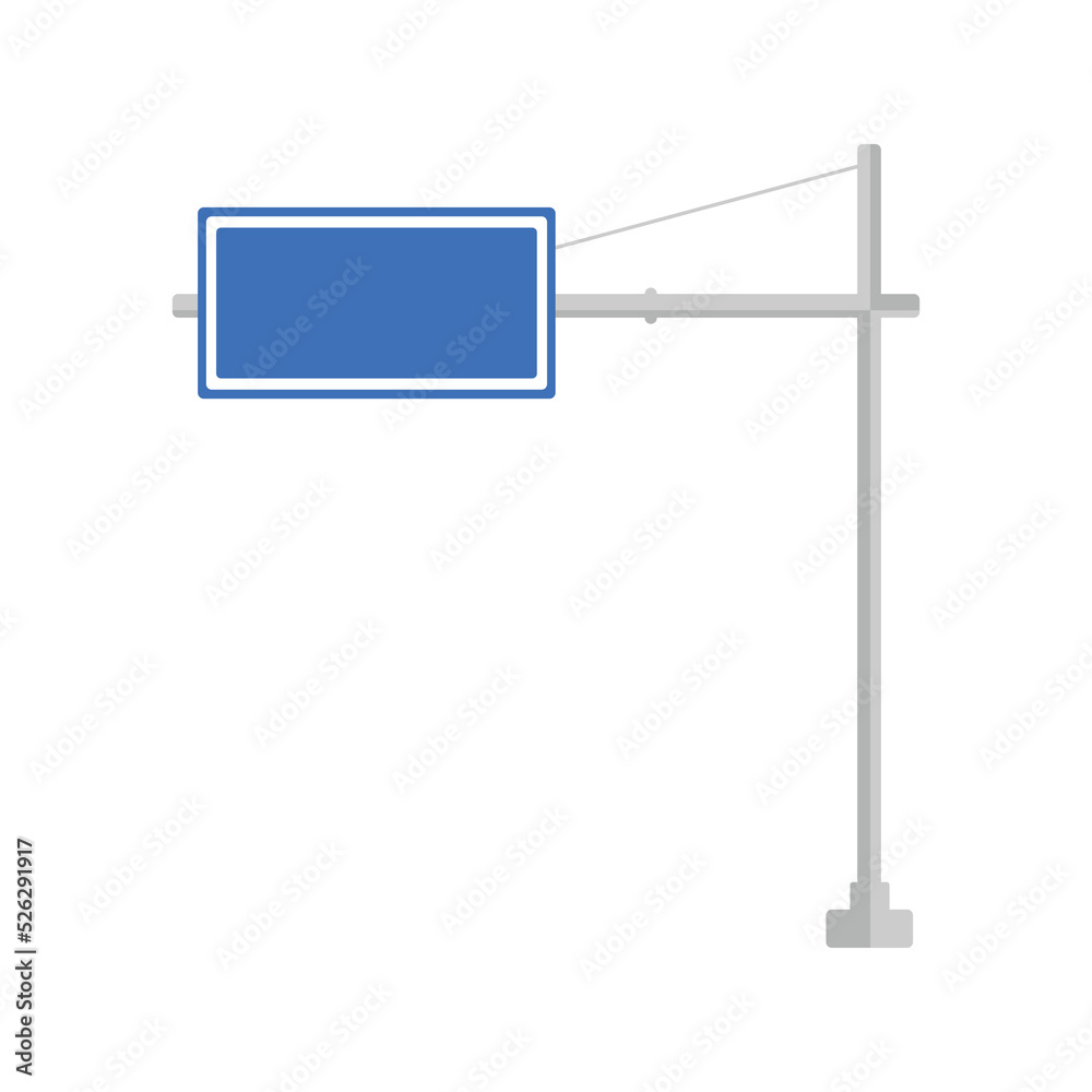 Obraz premium blank street sign