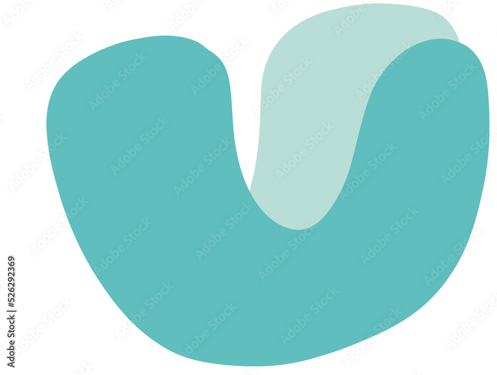 Pastel red green blob organic doodle hand drawing shape and form illustration background element Pastel red green blob organic doodle hand drawing shape and form illustration background element