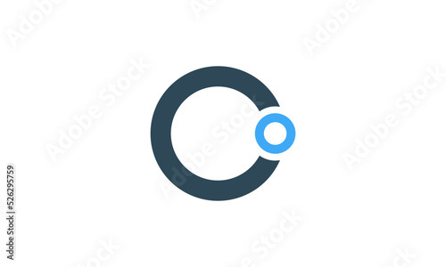 Chiropractic logo, letter c, spine care logo