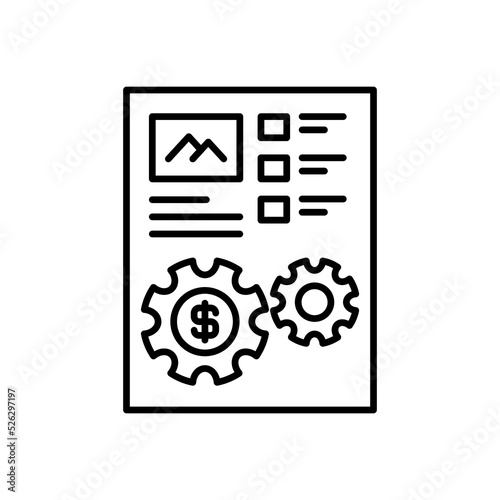 Content Monetization icon in vector. Logotype