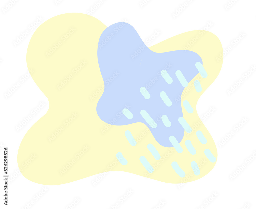Soft organic shape blob pastel form elements for decoration illustration Soft organic shape blob pastel form elements for decoration illustration