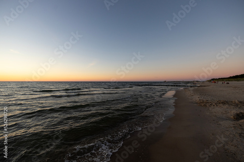 sunset at the beach