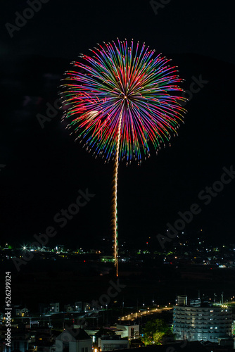 シンプルな花火