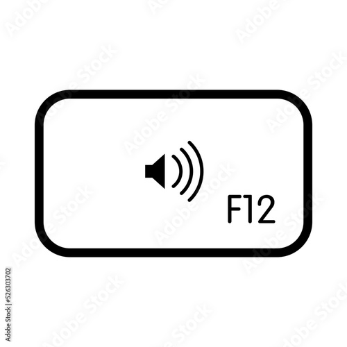 Keyboard F12 key