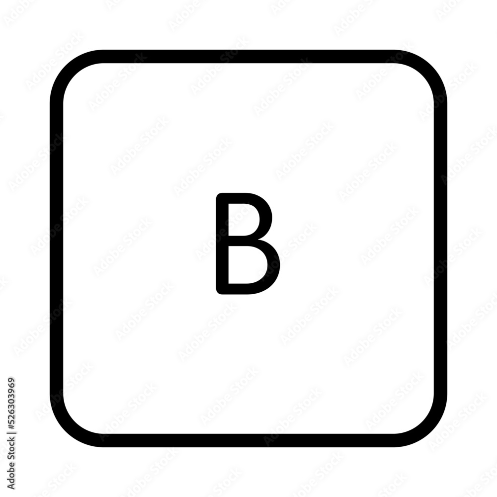 Keyboard B key Keyboard B key