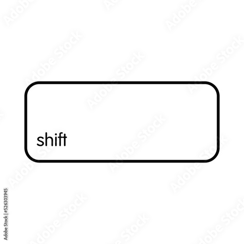 Keyboard left shift key