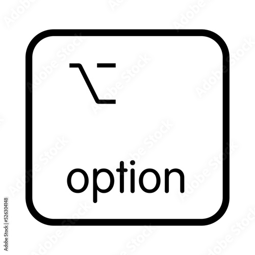 Keyboard right option key
