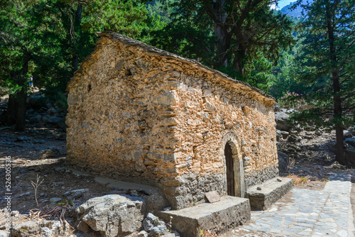 Αgios Nikolaos Kirche in der Samaria-Schlucht in Kreta/Griechenland