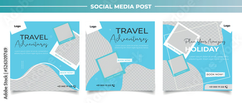 Travel instagram story SOCIAL MEDIA POST collection	