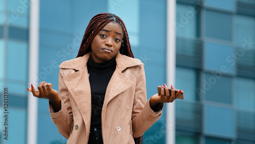 Photography Upset frustrated young woman receiving email reading bad news on smartphone rece