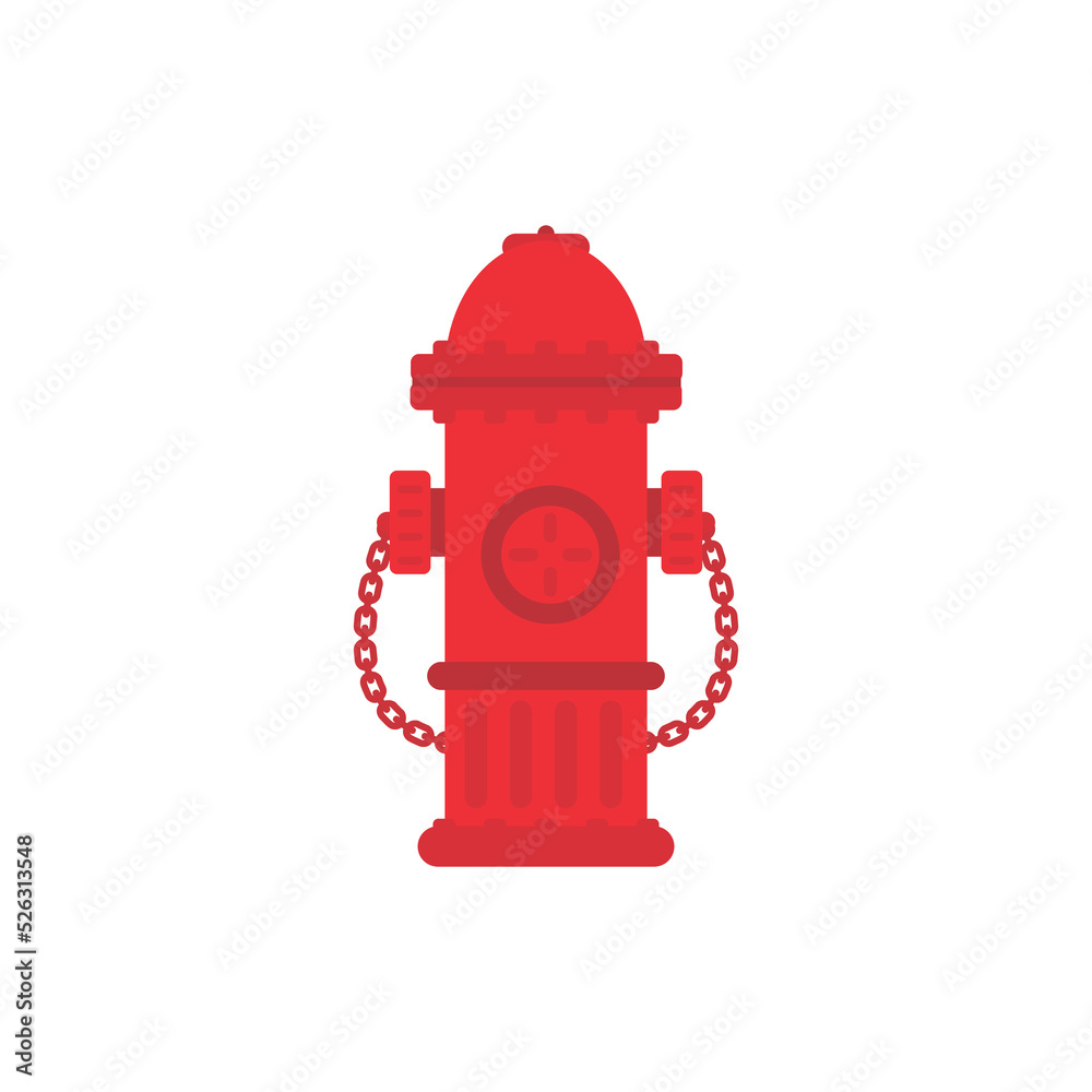 Fire hose icon. Red water pipes are used to extinguish fires. Fire hose icon. Red water pipes are used to extinguish fires.