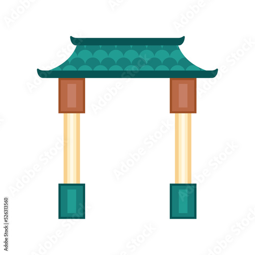 japanece arch entrance