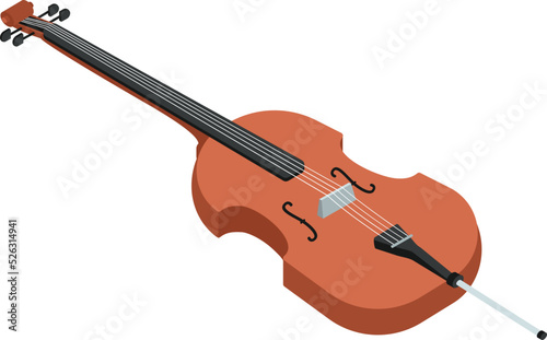 Musical instruments colorful flat design