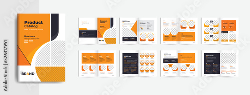 Product catalog design template for your business professional company furniture product visual catalog design brochure fully editable text and vector