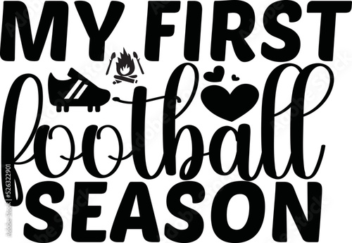 Football svg design cut files