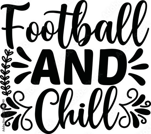 Football svg design cut files
