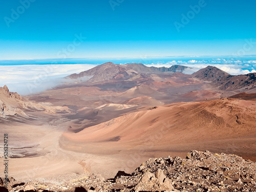 Haleakala National Park view from the top